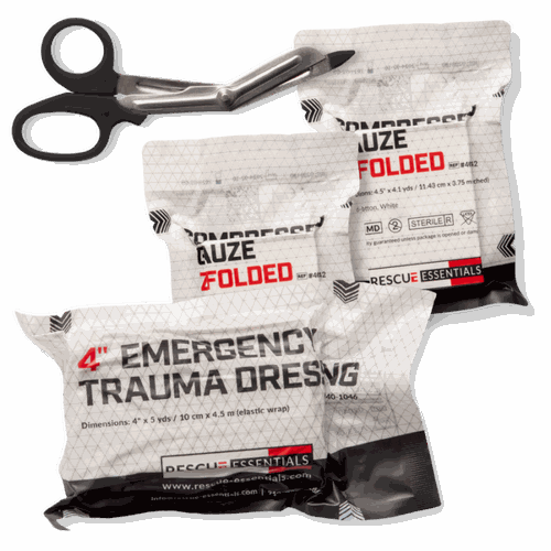 Advanced Individual First Aid Kit (AFAK) OD Green