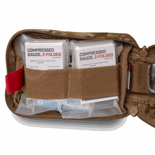 Advanced Individual First Aid Kit (AFAK) OD Green