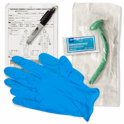 Advanced Individual First Aid Kit (AFAK) OD Green