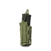 Single Rifle Mag Pouch in OD Green for tactical gear setup.